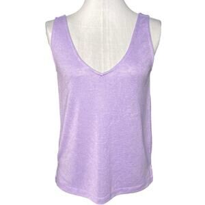 PJ Salvage V-Neck Tank‎ Top Womens XS Loungewear Casual Minimalist Cozycore Soft